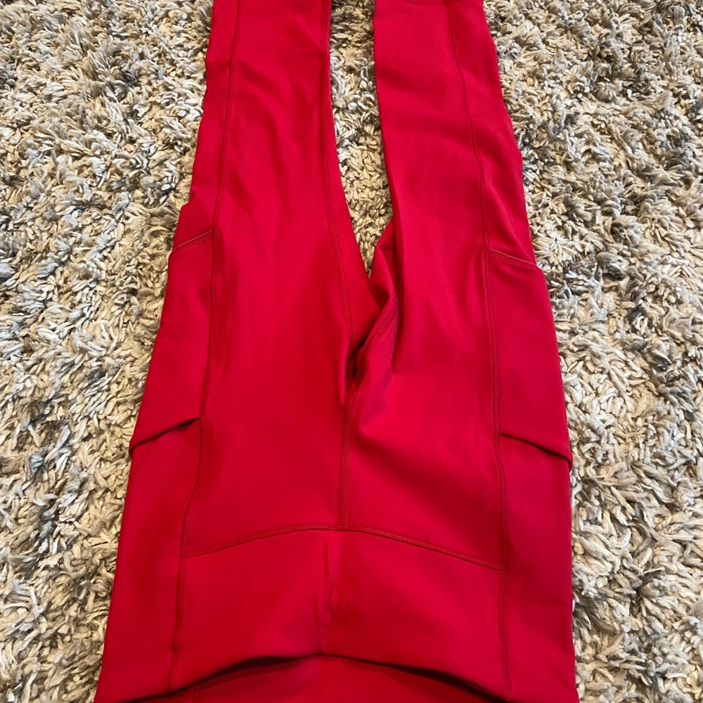 Lululemon Red Cropped Legging